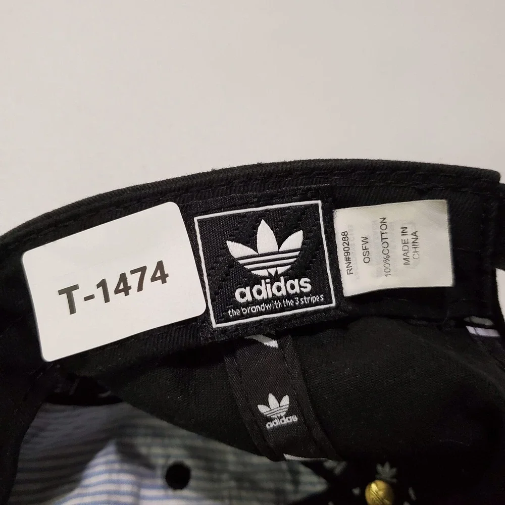 Adidas Men Hat OS Black‎ Trefoil Logo Embroidered Baseball Cap Strapback